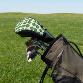 Palmbladeren, groene bladeren, tropisch patroon golfheadcover (Insitu)