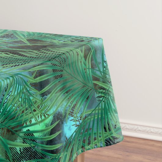 Palmbladeren grote tafelkleed (Voorbeeld)