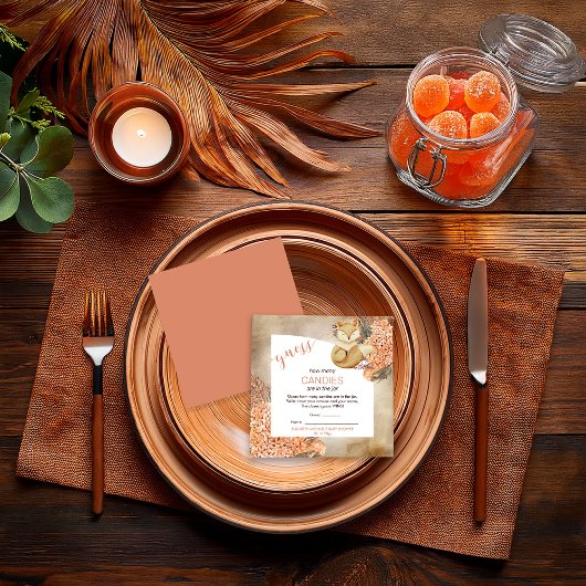 Palmbladeren | Hydrang | Snoepjes in de pot Informatiekaartje