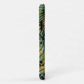 Palmbladeren op een luipaard achtergrond. Case-Mate iPhone case (Achterkant/rechts)