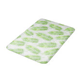 Palmbladeren patroon badmat (Gekanteld)