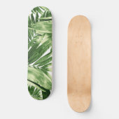 Palmbladeren Patroon Liefde #2 #tropical #wall #de Skateboard (Voorkant)
