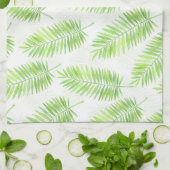 Palmbladeren patroon theedoek (Gevouwen)