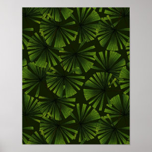 Palmbladeren Poster