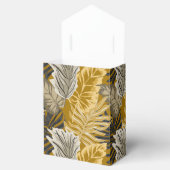 Palmbladeren, tropisch, botanisch, oerwoud, bos, bedankdoosjes (Geopend)