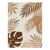 Palmbladeren – Zen Poster – Neutral Wall Print Perfect Poster (Voorkant)