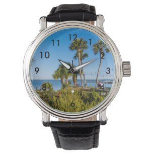 Palmbomen Bayside Ochtendpolshorloge Horloge