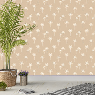 Palmbomen Boho Kust Farmhouse Neutraal Zand Behang