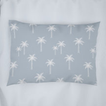 Palmbomen Boho Kust Farmhouse Stof Blauw