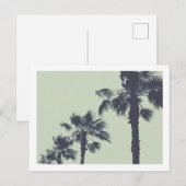  palmbomen briefkaart (Voorkant / Achterkant)