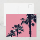 palmbomen briefkaart (Voorkant / Achterkant)