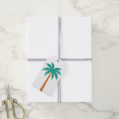 Palmbomen Cadeaulabel (Met Touw)