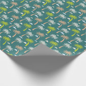 Palmbomen Cadeaupapier (Hoek)