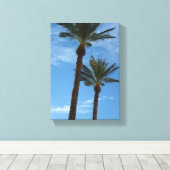 Palmbomen Canvas Afdruk (Insitu (Houten vloer))