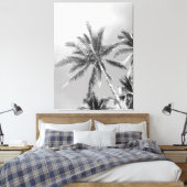 Palmbomen canvas print (Insitu (Slaapkamer))