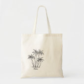 Palmbomen Canvas tas voor Beach Bachelorette Party (Voorkant)