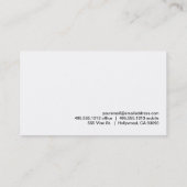 palmbomen | cruiseschip visitekaartje (Achterkant)