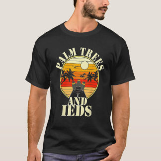 Palmbomen en IED's T-shirt