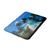 palmbomen en persceen badmat (Gekanteld)