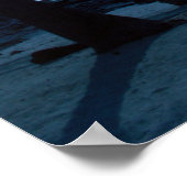 Palmbomen en Poster van blauwe hemden (Hoek)