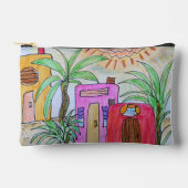 Palmbomen en strandhutten etui (Voorkant)