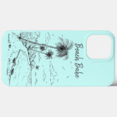 Palmbomen en zandstralen Case-Mate iPhone case (Achterkant (horizontaal))