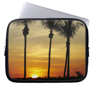 Palmbomen en zonsondergang, Mindil Beach Laptop Sleeve