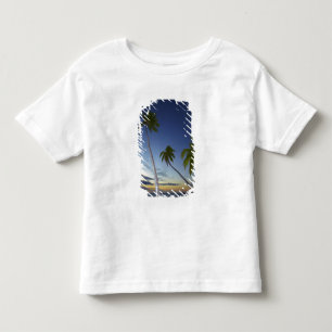 Palmbomen en zonsondergang, Plantation Island Reso Kinder Shirts