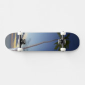 Palmbomen en zonsondergang, Plantation Island Reso Skateboard (Horizontaal)