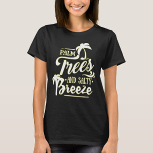 PALMBOMEN EN ZOUTBOREN - BENADERING T-SHIRT