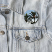 Palmbomen foto Ronde Badge Button 5,7 Cm (In situ)
