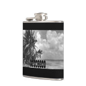 palmbomen gepersonaliseerd heupfles (Links)