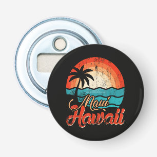 Palmbomen Hawaiaans Strand Button Flesopener