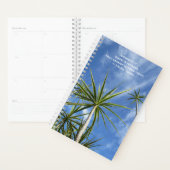 Palmbomen in de richting van de blauwe hemel planner (Display)