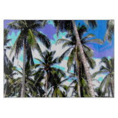 Palmbomen in een geposteriseerd ontwerp snijplank (Voorkant)