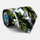 Palmbomen in een geposteriseerd ontwerp stropdas (Opgerold)