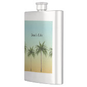 Palmbomen in een straat, strandleven flacon (Links)