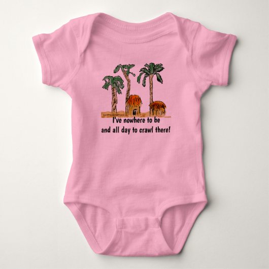 Palmbomen in het paradijs romper (Voorkant)