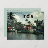 Palmbomen in Kerala India Briefkaart (Voorkant / Achterkant)