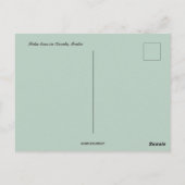 Palmbomen in Kerala India Briefkaart (Achterkant)