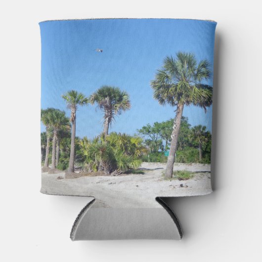 Palmbomen koelbox blikjeskoeler (Voorkant)