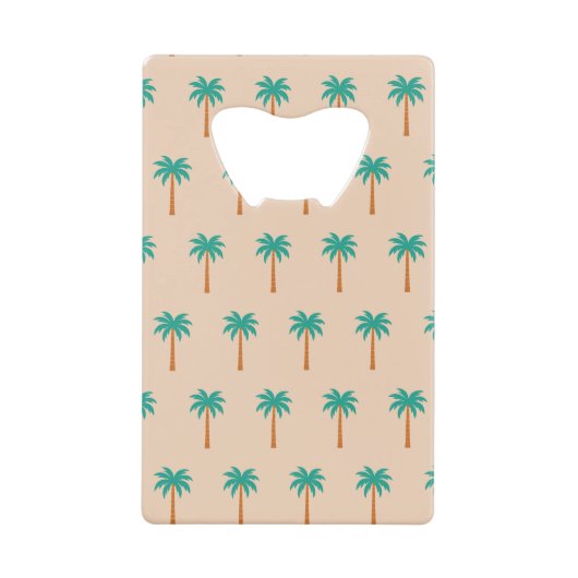 Palmbomen Kredietkaart Flessenopener (Voorkant)