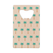Palmbomen Kredietkaart Flessenopener (Achterkant)