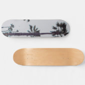 palmbomen langs de oceaan skateboard (Horizontaal)
