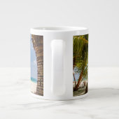 Palmbomen | Moody Sky Extra Grote Beker (Achterkant)