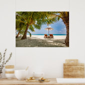 Palmbomen | Moody Sky Poster (Keuken)