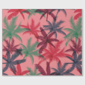 Palmbomen naadloos cadeaupapier (Vlak)