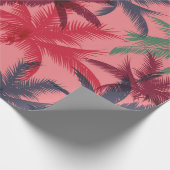 Palmbomen naadloos cadeaupapier (Hoek)