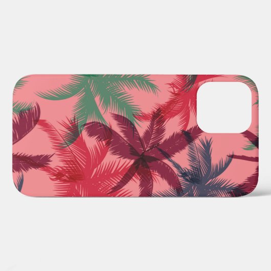 Palmbomen naadloos Case-Mate iPhone case (Achterkant (horizontaal))