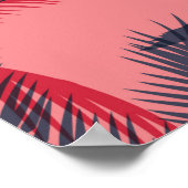 Palmbomen naadloos poster (Hoek)